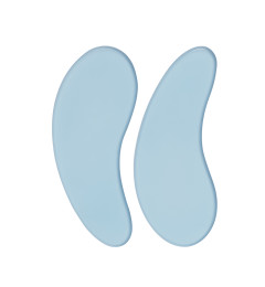 Reusable silicone patches under the eyes