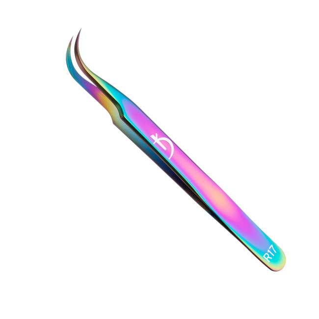 Tweezers for eyelash extensions R17