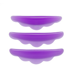 Soft silicone curlers for eyelash lamination (color: purple)