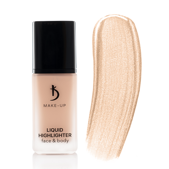 Liquid highlighter for face and body Kodi professional No. 02, 30 ml