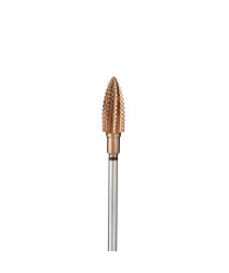 Hard-alloy corn-shaped drill bit 275 RSG-275QSG НР.060 (d = 6.0 mm, hard abrasive, gold titanium coating)