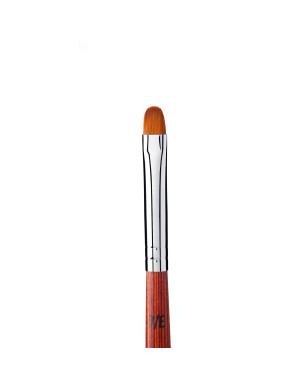 Brush for Gel Nail Modeling № 7 / E, Handle: Wooden, Bristle: Nylon