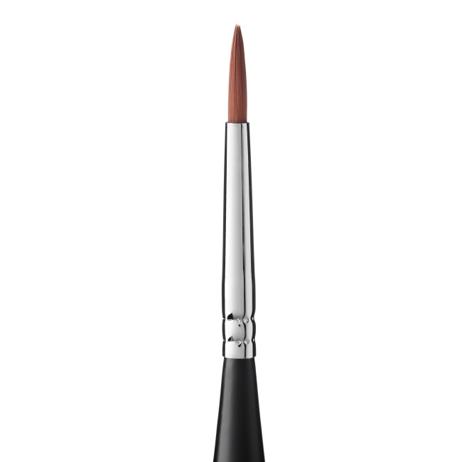 Round brush for gel nail modeling Black Artist No.7 (handle: black, pile: nylon) Round brush for gel nail modeling Black Artist No.7 (handle: black, pile: nylon)