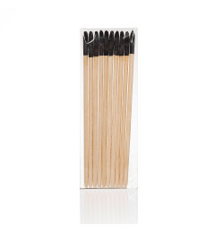 Wooden Nail Sticks, 14 cm, Single-Sided 280 Grit Abrasive (10 pcs/pack)