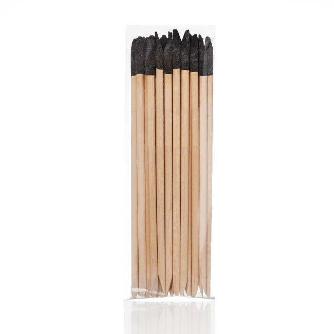 Wooden Nail Sticks, 14 cm, Single-Sided 280 Grit Abrasive (25 pcs/pack) Wooden Nail Sticks, 14 cm, Single-Sided 280 Grit Abrasive (25 pcs/pack)