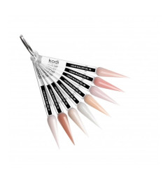 Palette of Liquid builder gel, stiletto (8 tips)