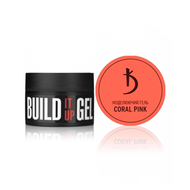 Gel de construction Build It Up Gel Coral Pink, 25 ml