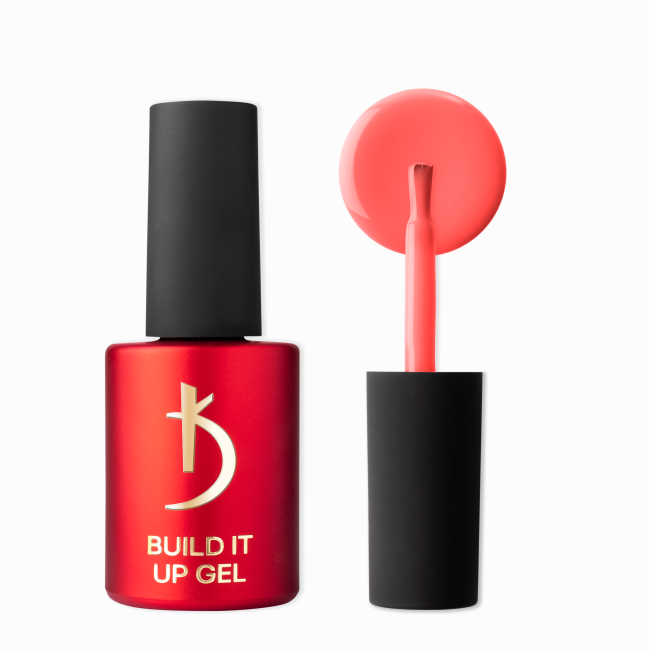 Gel de construction Build It Up Gel Coral Pink, 15 ml