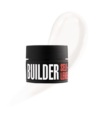 Builder self-level gel, 30 g (shade Milk)