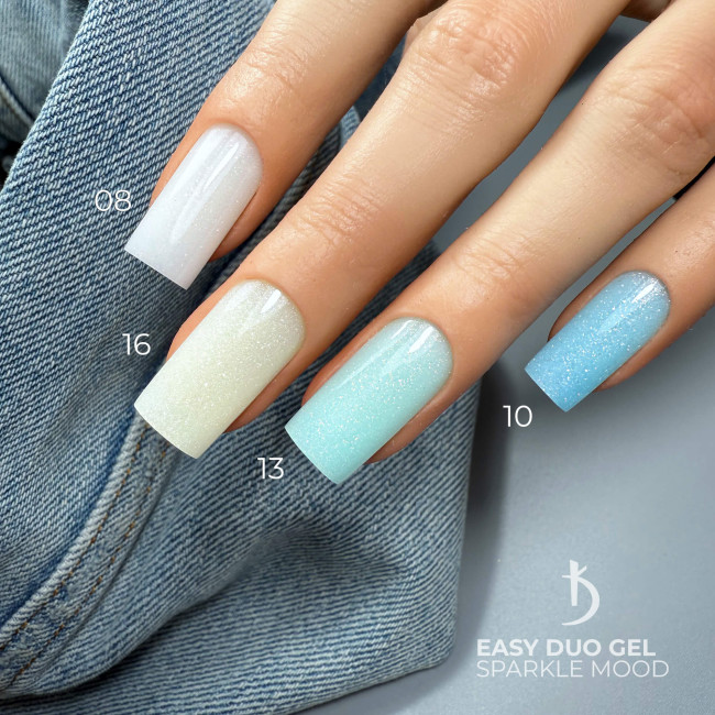 Professional acrylic-gel system Easy Duo Gel Sparkle mood № 16, 30 g