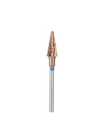 Hard-alloy cone-shaped drill bit 266 RSG-266X HP.060 (d = 6.0 mm, medium abrasive, gold titanium coating)