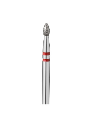 Diamond drop shaped drill bit, diameter 2.1 mm, soft abrasive, P368f021