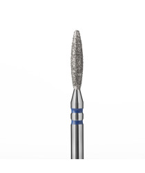 Diamond drill bit, blunt flame-shaped, diameter 2.3 mm, medium abrasive, P863m023