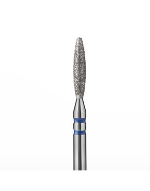 Diamond drill bit, blunt flame-shaped, diameter 2.3 mm, medium abrasive, P863m023