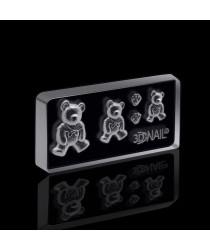 Silicone 3D mold for volumetric nail design, 04