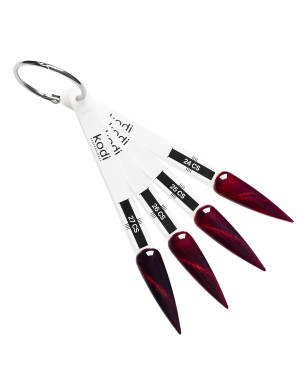 Palette of gel polishes collection Cherry Cat Eye (4 types)