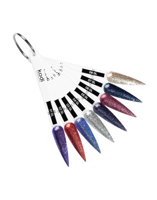 Palette of Gel Polishes Glam Gloss (8 tips)