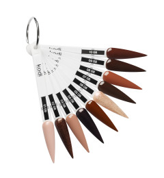 Palette de vernis semi-permanents de la collection Golden Brown (10 tips)
