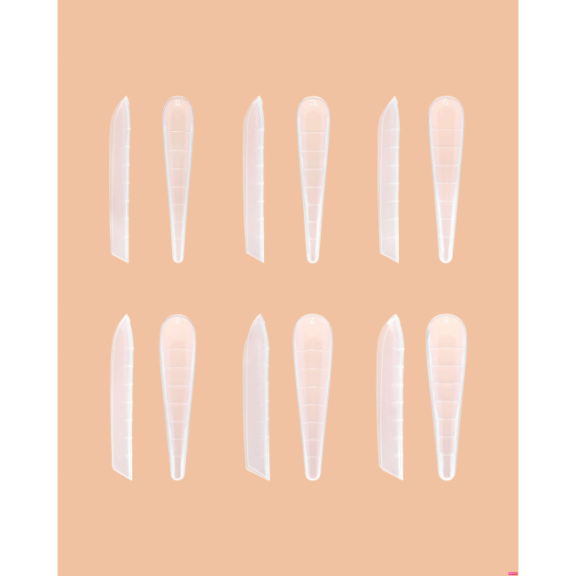 Upper Forms for Nail Modeling, Gothic Almond 120 pcs
