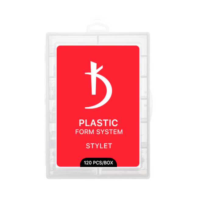 Top plastic nail forms Stylet 120 pcs/pack