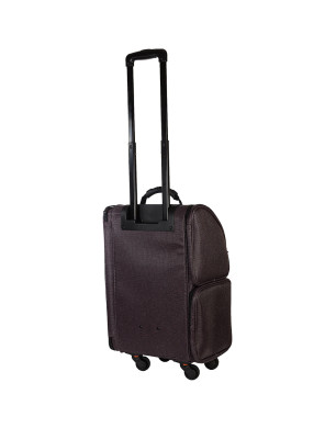 Case (Suitcase) for Cosmetics № 28 (Color: Dark Eggplant)