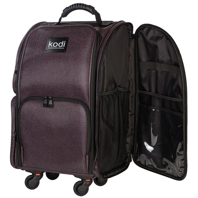 Case (Suitcase) for Cosmetics № 28 (Color: Dark Eggplant)