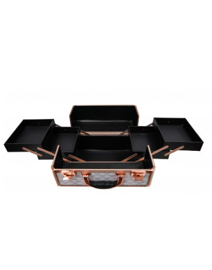 Cosmetic Case № 44 (White-Rose Gold)
