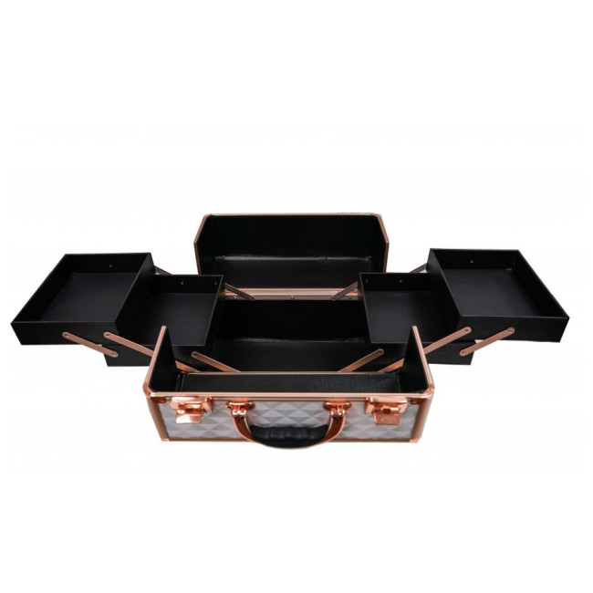 Cosmetic Case № 44 (White-Rose Gold)