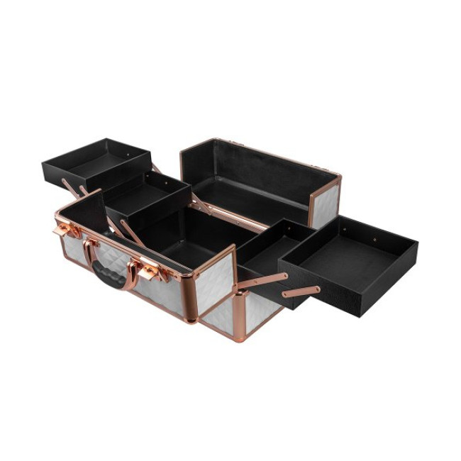 Cosmetic Case № 44 (White-Rose Gold)