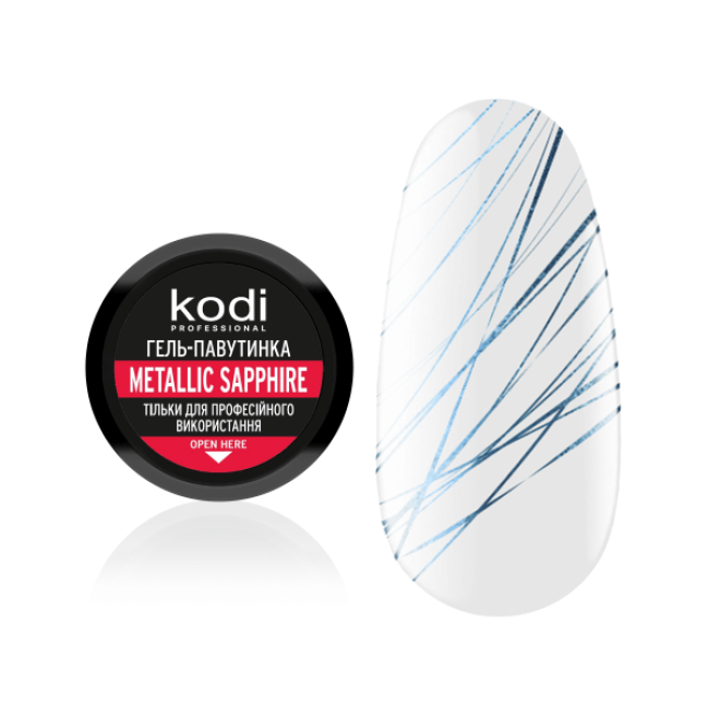 Spider gel for nails Kodi Professional Metallic Sapphire, 4 ml