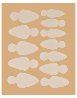 Molds-Schablonen für French auf oberen Formen Mold Long Stiletto (12 Stk/Set)
