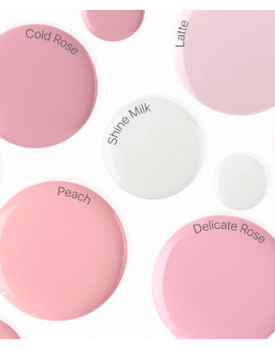 Lint base gel Peach, 12 ml