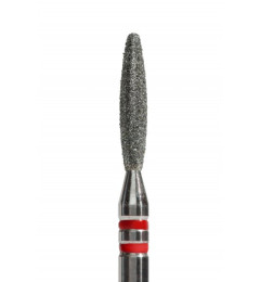 Diamond flame-shaped drill bit, diameter 2.1 mm, soft abrasive, P863f021
