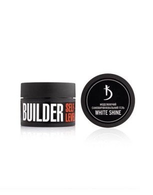 Builder self-level gel, 13 g (shade: White Shine)