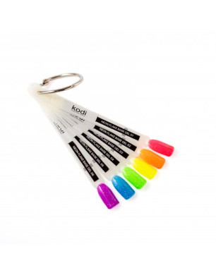 Palette of color base coat Neon Flake Base (6 тіпс)