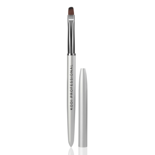 Gel Nail Modeling Brush (Size: Oval No.6, material: metal handle, brown nylon bristles) Gel Nail Modeling Brush (Size: Oval No.6, material: metal handle, brown nylon bristles)