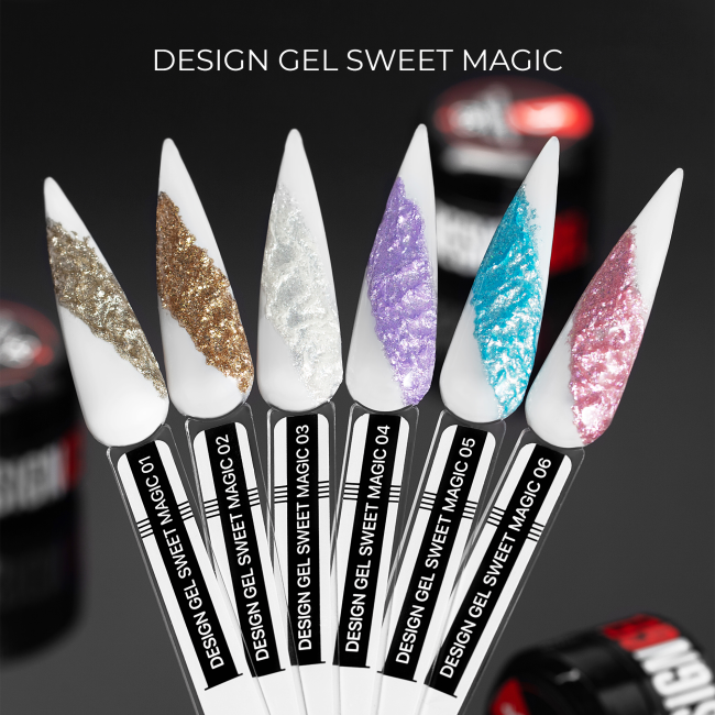 Гель для дизайна Sweet Magic 01, 4 г