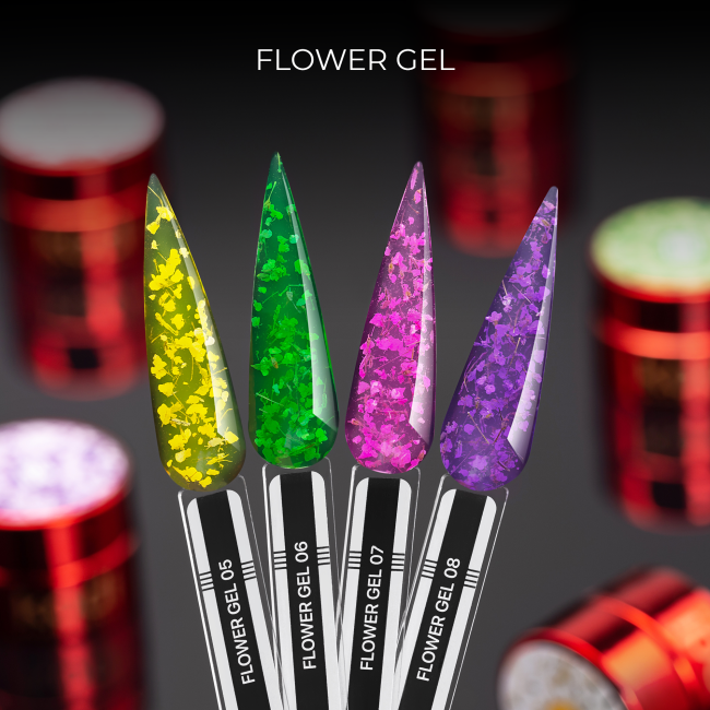 Gel mit Trockenblüten Flower Gel №05, 4 ml