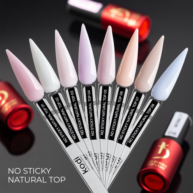 Natural Top 1, No Sticky Top Coat Kodi professional, 7 ml Natural Top 1, No Sticky Top Coat Kodi professional, 7 ml