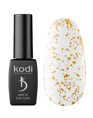 Top coat mat pour vernis semi-permanent, 8 ml - ART 03, Matte Top Coat Kodi professional