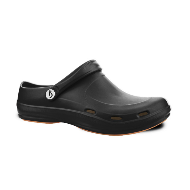 Clogs FIT CLOG with a Changeable Inner Sole, Color: Black (Size: 41)