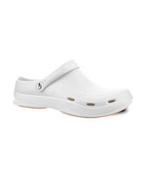 Clogs FIT CLOG with a Changeable Inner Sole, Color: White (Size: 38)