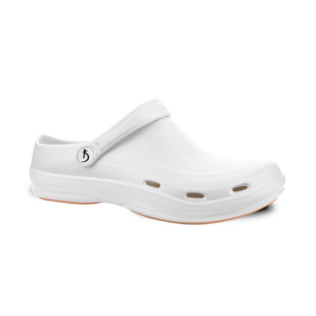 Clogs FIT CLOG with a Changeable Inner Sole, Color: White (Size: 36)