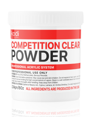 Competition Clear (Fast-Setting Clear Acrylic), 224 g