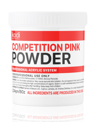 Competition Pink (Fast-Setting Clear Pink Acrylic), 224 g