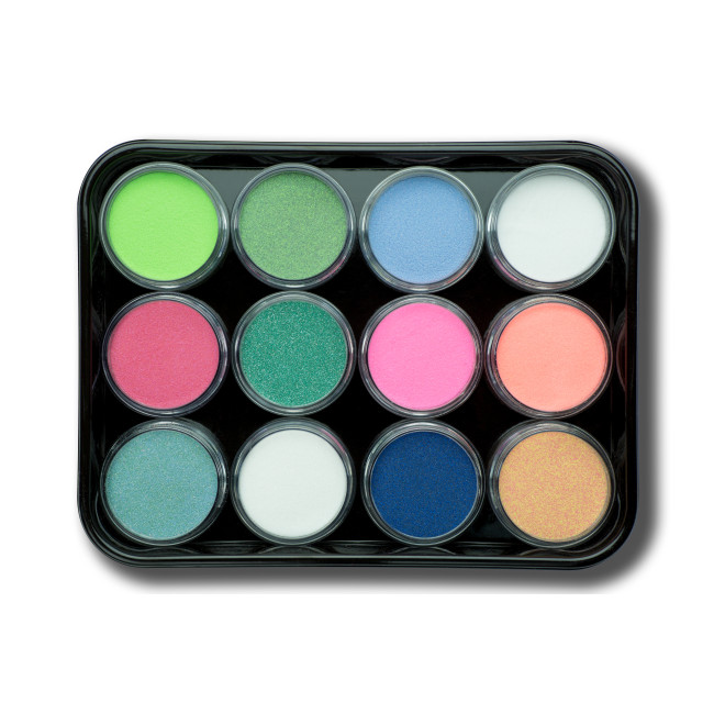 Set farbiger Acrylpulver G3 (12 Stk.) Set farbiger Acrylpulver G3 (12 Stk.)