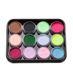 Set of Colored Acrylic L2 12 pcs.