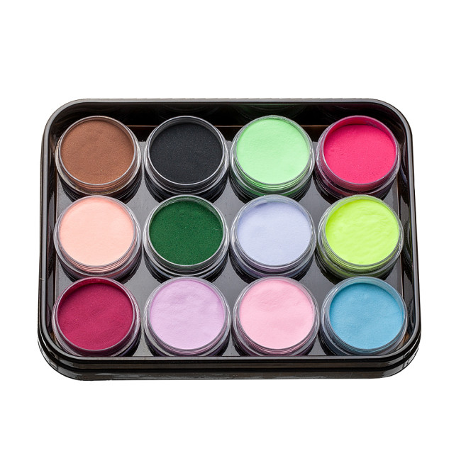 Set farbiger Acrylpulver L2 (12 Stk.) Set farbiger Acrylpulver L2 (12 Stk.)