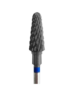 №196 DLC-201X HP.060 (Hartmetallfräser Kegel 201, d = 6,0 mm, mittlere Körnung, Karbonbeschichtung)