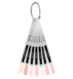 Palette of shades of the acrylic-gel system Easy Duo Gel Soft (7 tips)